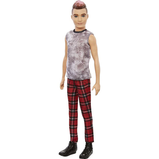 Barbie Fashionista Doll Zip Case Ken Punk Rock Rocker Doll - Maqio