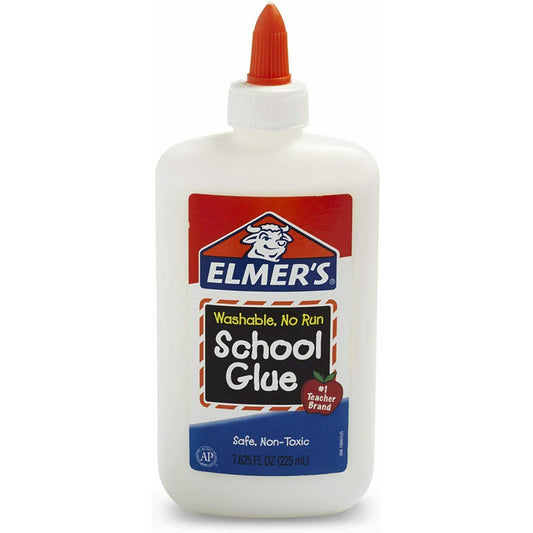 Elmer's Non-Toxic School Glue 225ml White Single 2051873 - Maqio
