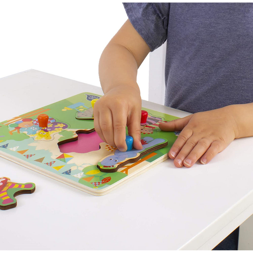 In the Night Garden Wooden Peg Puzzle - Maqio