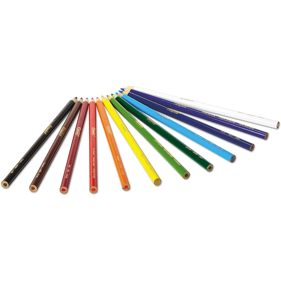 Crayola 12 Pre-Sharpened Coloured Pencils - Maqio