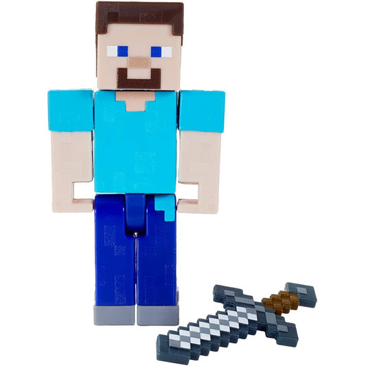 Minecraft Craft-A-Block Action Figure - Steve - Maqio