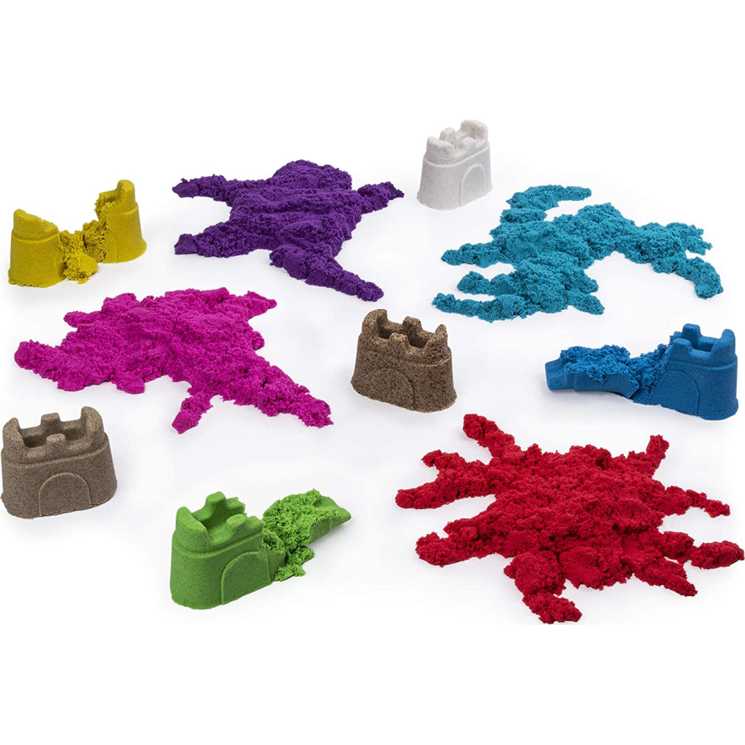 Kinetic Sand Castle Containers 10-Colour Pack - Maqio
