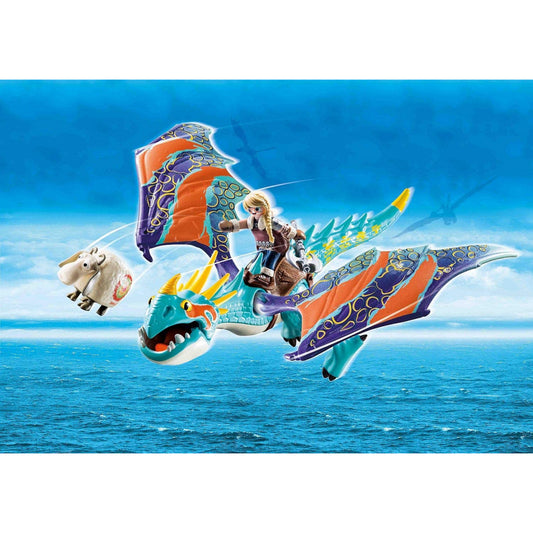 Playmobil DreamWorks Dragons Racing Astrid & Stormfly - Maqio