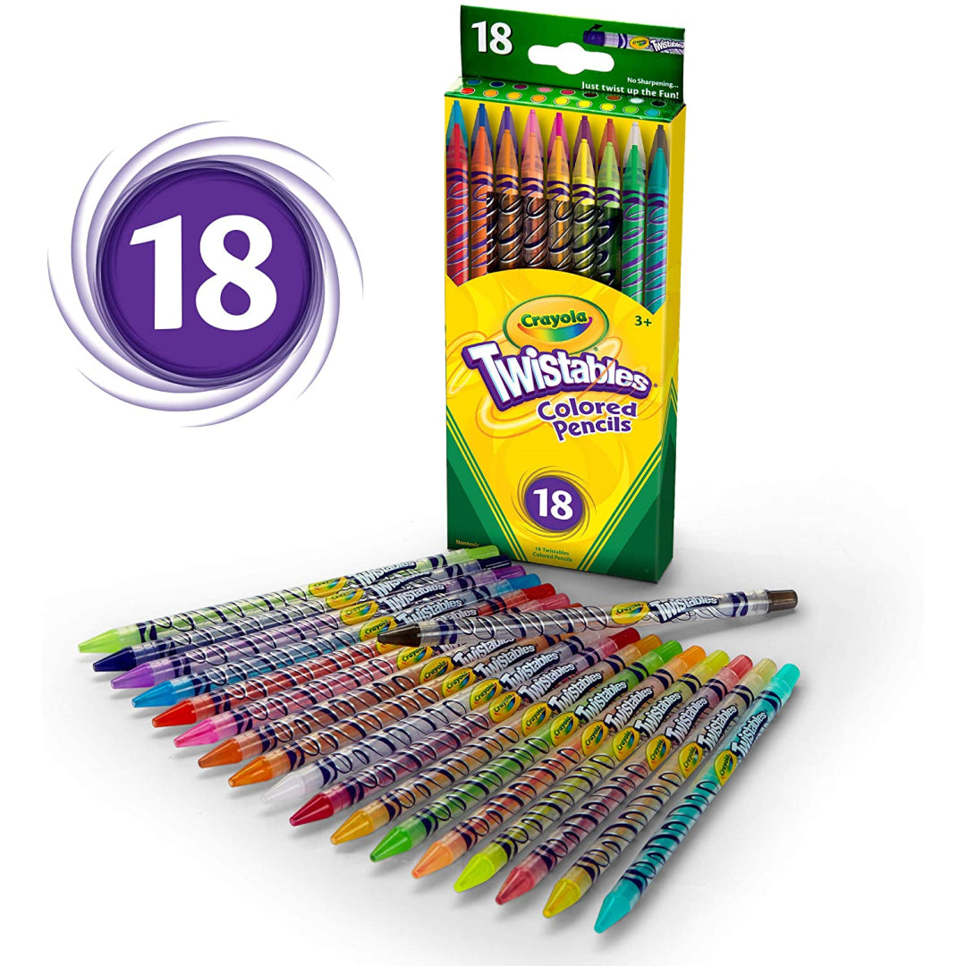 Crayola 18 Twistables Colored Pencils - Maqio