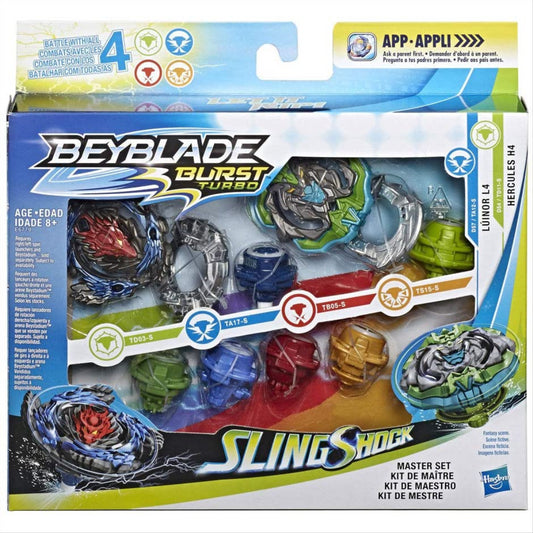 Beyblade Burst Turbo Sling Shock Master Set E6779 - Maqio