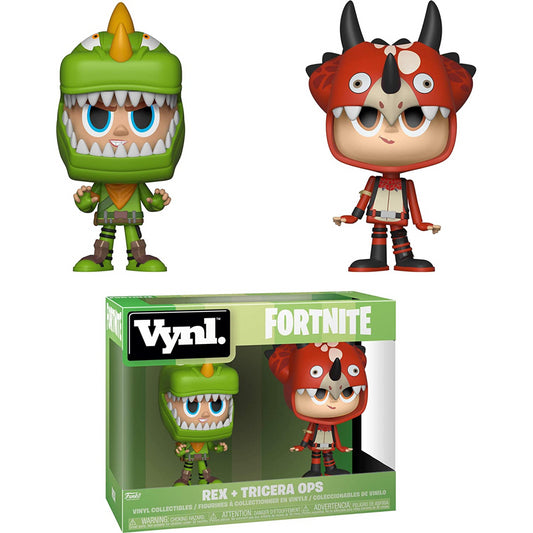 Funko VYNL Fortnite 2 Pack Rex & Tricera Ops - Maqio