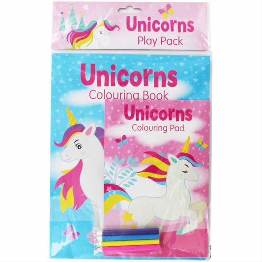 Unicorns Colouring Book Play Pack - Maqio