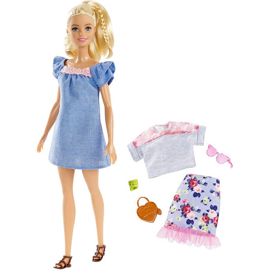 Barbie Fashionistas Doll in Denim Dress - Maqio