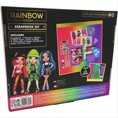 Rainbow High Scrapbooking Set with Notepad Pens Sticker & Accessories