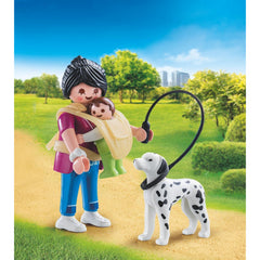 Playmobil Special Plus Toy Figure Playset Colourful Mum Baby & Pet 7pc 70154