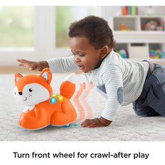Fisher-Price Sit-to-Crawl Learning Fox New Interactive Infant Toy