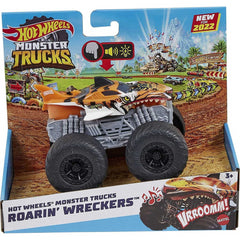 Hot Wheels Monster Trucks Roarinâ€™ Wreckers Tiger Shark Truck