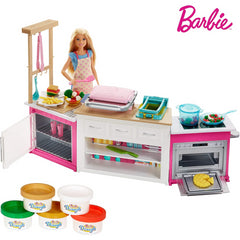 Barbie Careers Ultimate Kitchen with Doll & Cooking Accessories