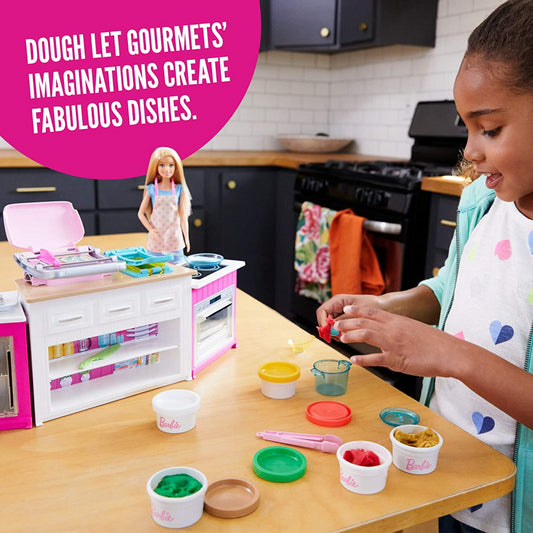 Barbie Careers Ultimate Kitchen with Doll & Cooking Accessories