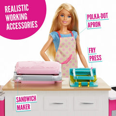 Barbie Careers Ultimate Kitchen with Doll & Cooking Accessories