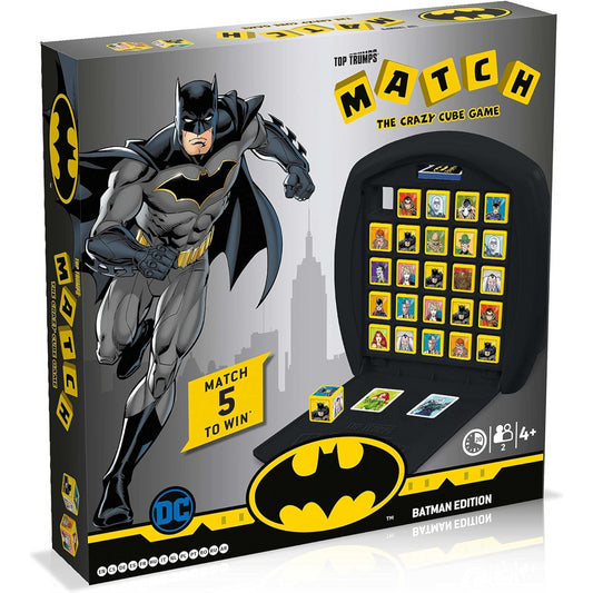 Top Trumps DC Batman Edition Match The Crazy Cube Game