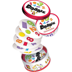 Dobble 1 2 3 Game - Kids Perception & Reaction Speed Card Game, 1-5 Players, 5 Minute Rounds