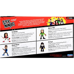 Spy Ninjas Collectible 4-Figure Pack - PZ Funf VY Daniel Melvin