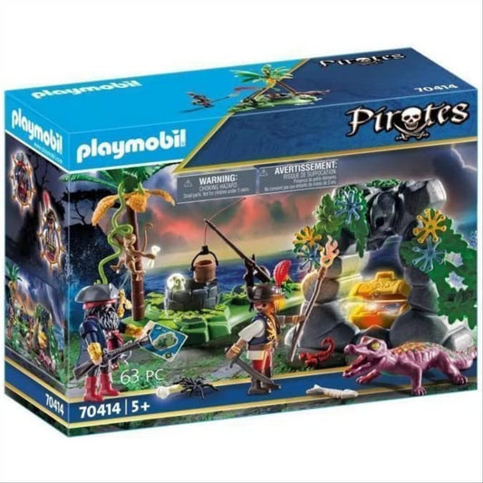 Playmobil 70414 Pirates Pirate Island with Treasure Play Figure Playset