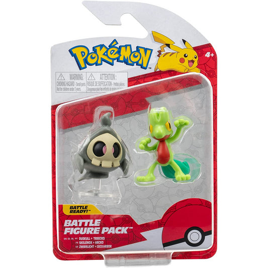 Pokemon Battle Figure 7cm - Duskull + Treecko