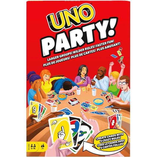 Uno Party Family Card Game for Larger Groups