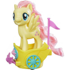 My Little Pony Fluttershy Figure and Royal Spin Along Chariots