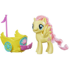 My Little Pony Fluttershy Figure and Royal Spin Along Chariots