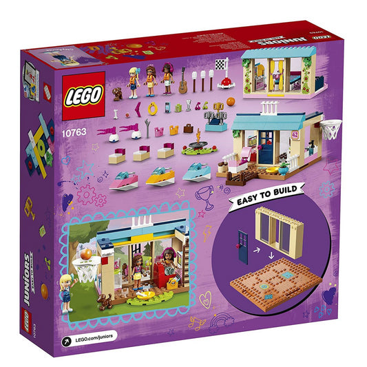 LEGO 10763 Juniors Stephanie's Lakeside House Toy, Andrea and Olivia Mini Doll House - Maqio