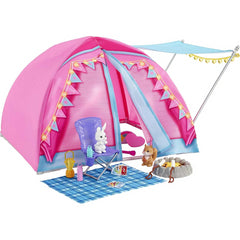 Barbie It Takes Two Camping Playset with Tent Dolls & 20 Pieces