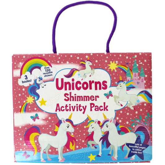 Unicorns Shimmer Activity Pack - Maqio