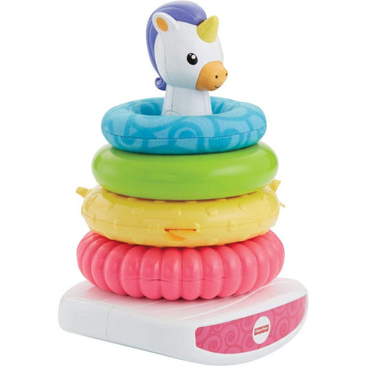 Fisher-Price Unicorn Rock a Stack Pyramid Baby Toy