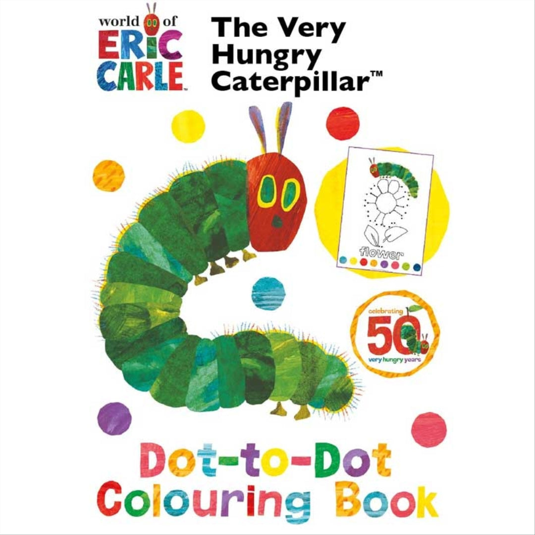 Very Hungry Caterpillar Dot To Dot Colouring Book - Maqio