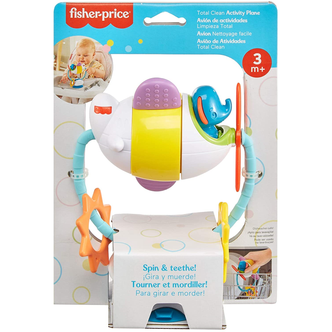 Fisher-Price Total Clean Spin & Teethe Activity Plane - Maqio