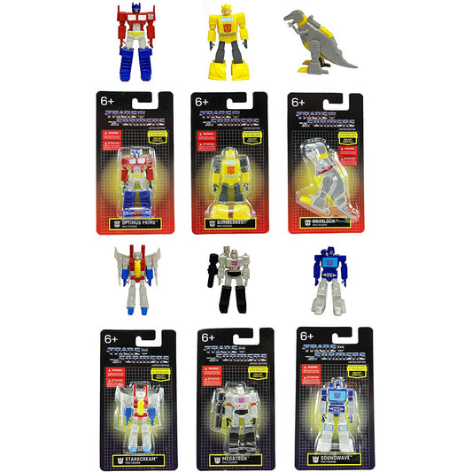 Transformers 2.5" Mini Action Figures  Collectible Set of 6 - Maqio