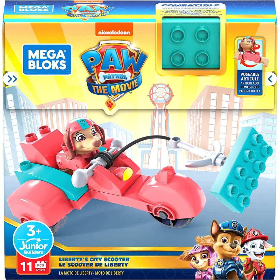 Mega Bloks Paw Patrol The Movie Libertyâ€™s City Scooter - Maqio