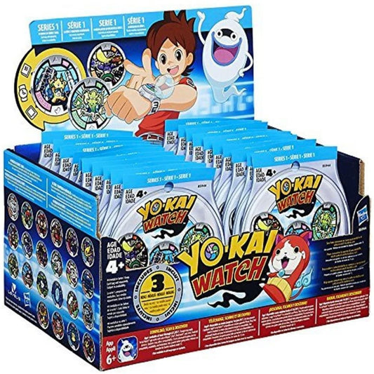 Yokai Watch Series 1 Medals - Case of 24 Blind Bags B5944EU40 - Maqio