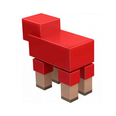 Minecraft Craft-A-Block Figure - Red Sheep - Maqio