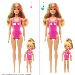 Barbie Colour Reveal Slumber Party Dolls & 50 Accessories Pack