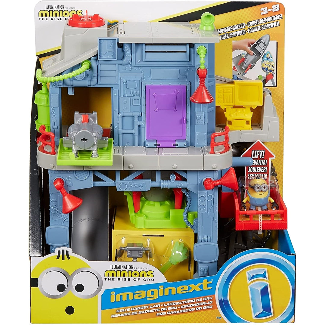 Fisher-Price Imaginext Minions Gru's Gadget Lair Headquaters – Maqio