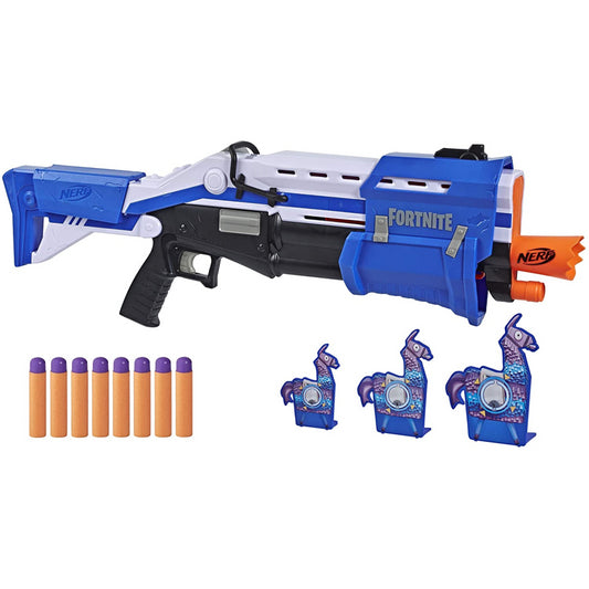 Nerf Fortnite Pump Action Dart Blaster with 8 Darts & Targets - Maqio