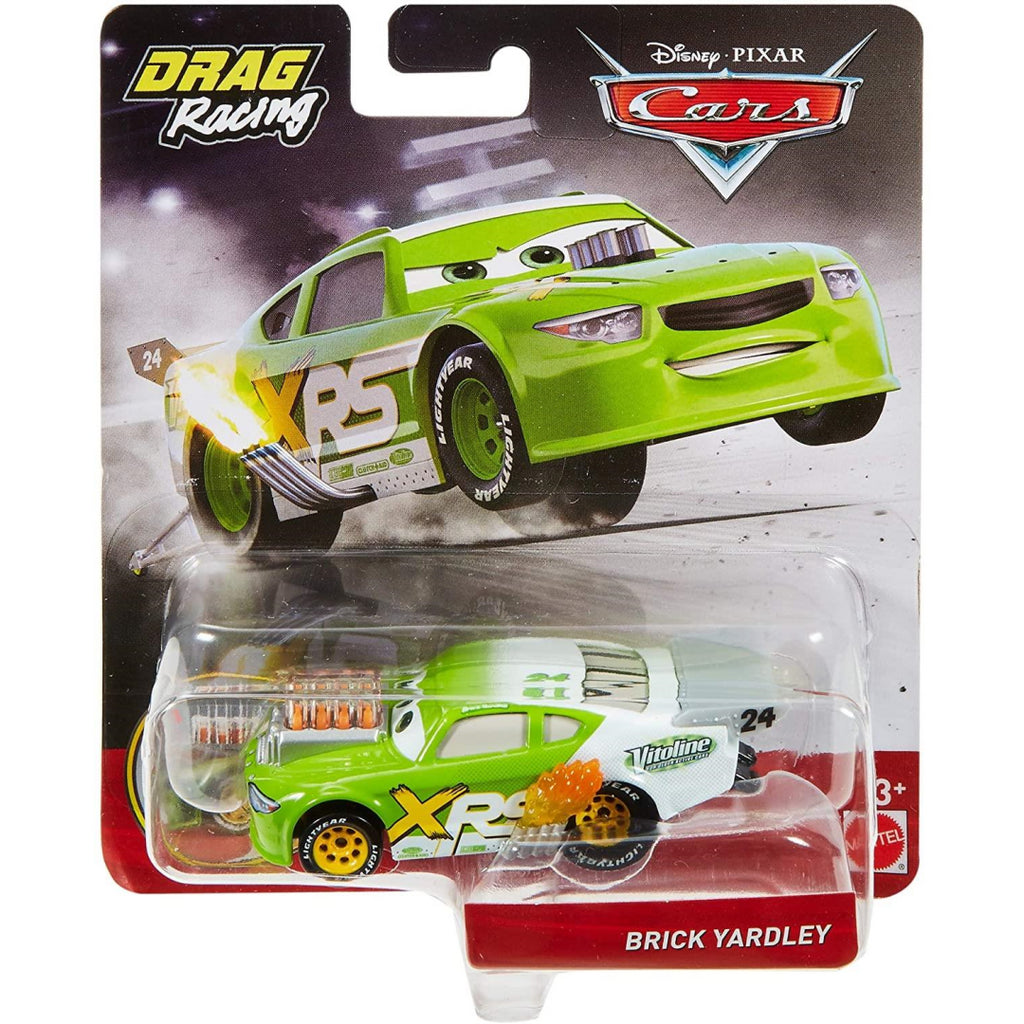 Disney Pixar's Cars XRS Drag Racing Brick Yardley 1:55 Scale Die-cast Vehicle - Maqio