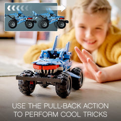 Lego 42134 Technic Monster Jam Megalodon 2 in 1 Pull Back Shark Truck Car