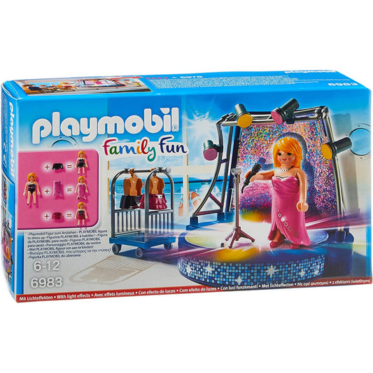 Playmobil 6983 Family Fun Singer and Stage with LED Lighting Effects
