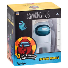 Official & Fully Licensed Among Us White Action Figure 11.5cm Window Box - Maqio