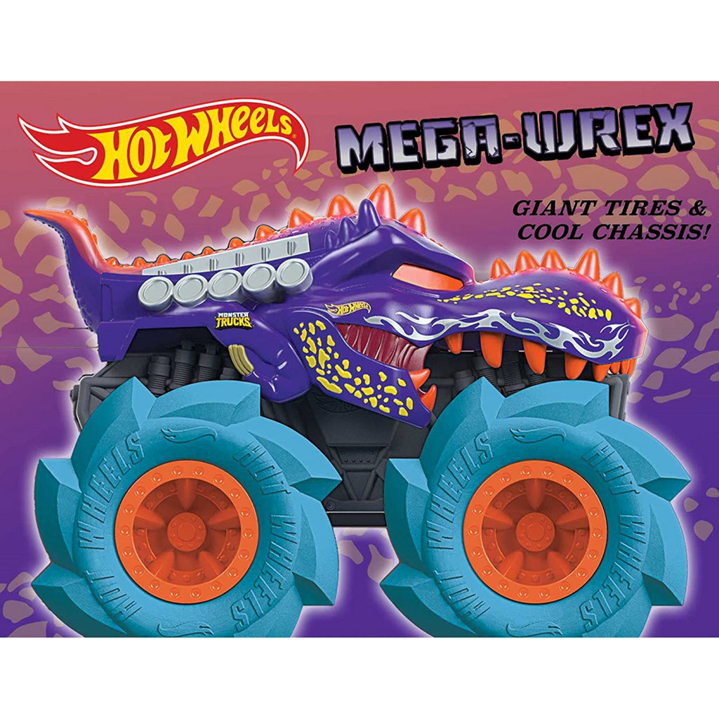 Hot Wheels Mega Wrex Monster Trucks Twisted Tredz - Maqio