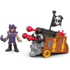 Fisher-Price Imaginext Davey Jones & Triple Cannon DHH74 - Maqio