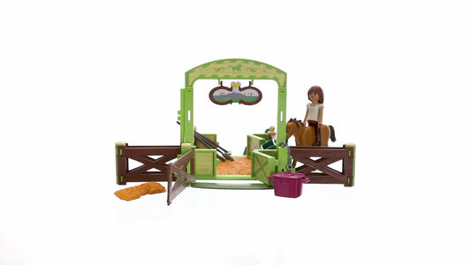 Playmobil DreamWorks Spirit Lucky and Spirit with Horse Stall 9478