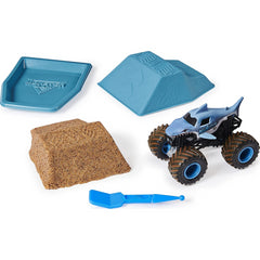 Monster Jam With Kinetic Sand - Megalodon 1:64 Scale