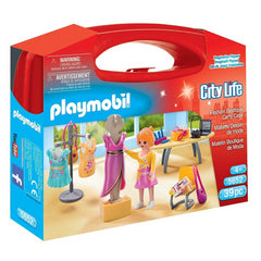 Playmobil 5652 City Life Collectable Large Fashion Boutique Carry Case Toy - Maqio