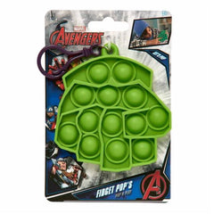 Marvel Avengers Hulk Green Fidget Pops Sensory Toy - Maqio